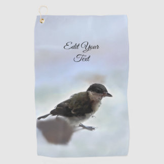 Tidi my Bird the Parus Major Golfhandtuch
