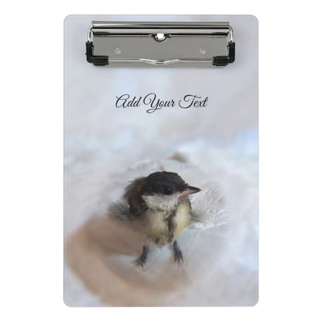 Tidi my Bird the Parus Major Mini Klemmbrett (Vorderseite)