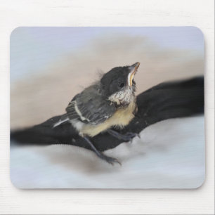 Tidi my Bird the Parus Major Mousepad