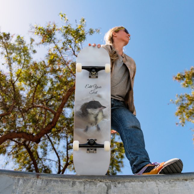 Tidi my Bird the Parus Major Skateboard (Außenbereich 1)