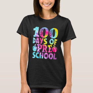 Tie Dye 100 Tage Schule Für Vorschullehrer S T-Shirt
