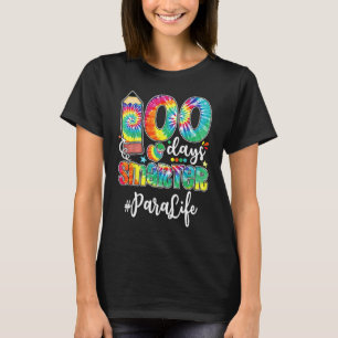 Tie Dye 100 Tage smarter Para Leben T-Shirt
