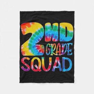 Tie Dye 2. Klasse Squad Lehrer Schüler Erster Tag  Fleecedecke