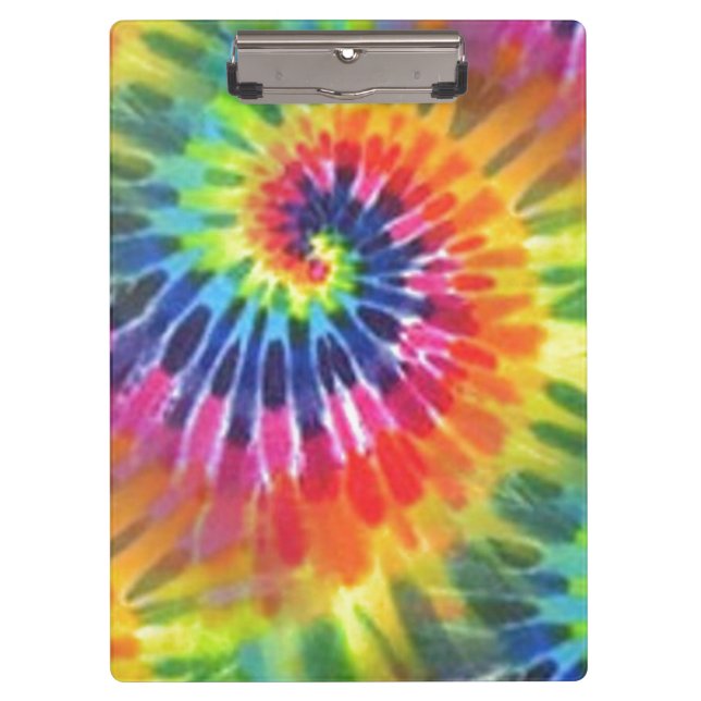 Tie Dye 2 Klemmbrett (Vorderseite)