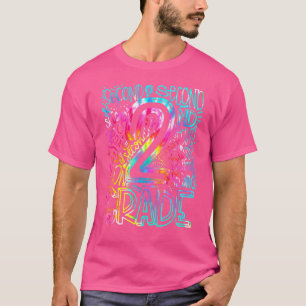 Tie Dye 2nd Grad Typography Team Zweiter Grad Tea T-Shirt