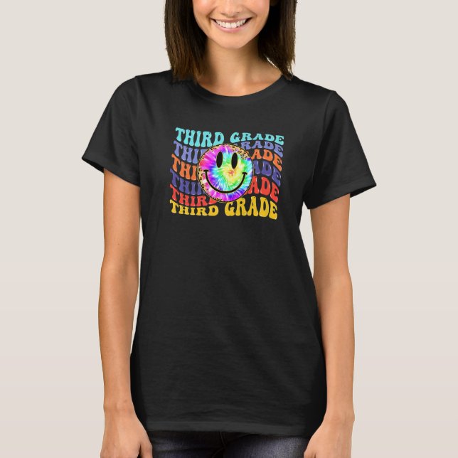 Tie Dye 3rd Grade Team Third Grade Teacher  Boy Gi T-Shirt (Vorderseite)