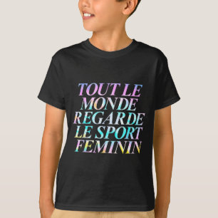 Tie Dye Alle Beobachten Frauen Sport Wom T-Shirt