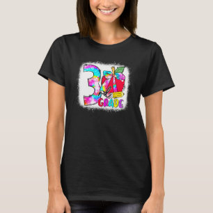 Tie Dye Apfel 3. Klasse Schüler Lehrer Zurück zur T-Shirt