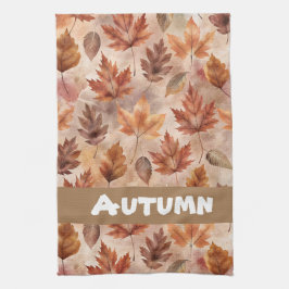 Tie Dye Autumn Leaves Geschirrtuch