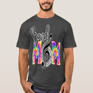 Tie Dye Band Mom Cool Mom Mothers Day  T-Shirt