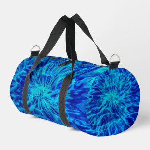 TIE DYE BLAU DUFFLE BAG