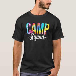 Tie Dye Camp Squad Camping Crew Natur Abenteuer T-Shirt