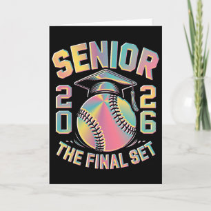 Tie Dye Cl von 2026 Senior Softll Der letzte Satz Karte