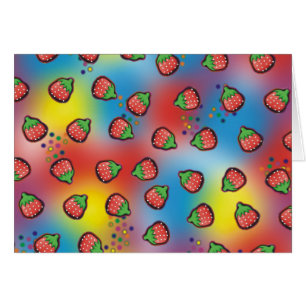 Tie Dye Erdbeerfelder