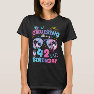 Tie Dye fährt in meinen 42. Geburtstag Sungles-Tör T-Shirt