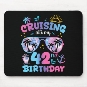 Tie Dye fährt in meinen 42. Geburtstag Sungles Tri Mousepad