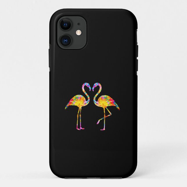TIE DYE FLAMINGO Case-Mate iPhone HÜLLE (Rückseite)