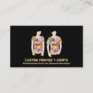 Tie Dye geschnittenes Heat Transfer Vinyl überall Visitenkarte
