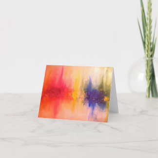 Tie Dye Greeting Card Dankeskarte