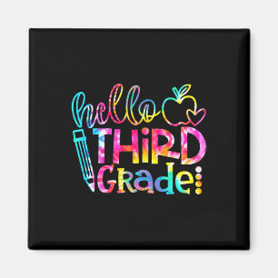 Tie Dye Hallo 3. Klasse Lehrer Schüler Byck Zur Sc Magnet