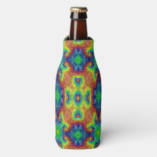 Tie Dye Himmel Vintage Fraktal Kaleidoskop Flaschenkühler