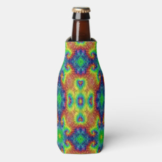 Tie Dye Himmel Vintage Fraktal Kaleidoskop Flaschenkühler