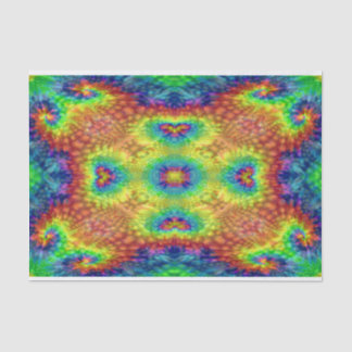 Tie Dye Himmel Vintage Fraktal Kaleidoskop Seidenpapier