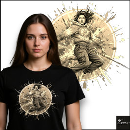 Tie-Dye Hoodie Jumper Splatter Graffiti Art Tri-Blend Shirt