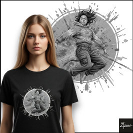 Tie-Dye Hoodie Jumper Splatter Graffiti Art Tri-Blend Shirt