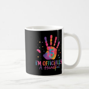 Tie Dye Ich Bin Offiziell Ein Problemkind Fünf 5.  Kaffeetasse