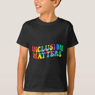 Tie Dye Inklusion Freundlichkeit Autismus-Bewussts T-Shirt