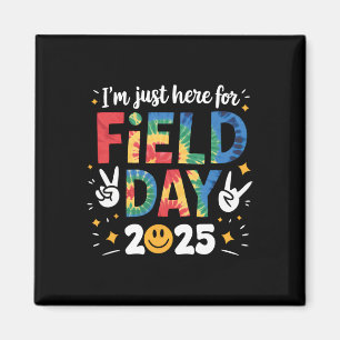 Tie Dye ist hier für Field Day 2025 Friedenszeiche Magnet