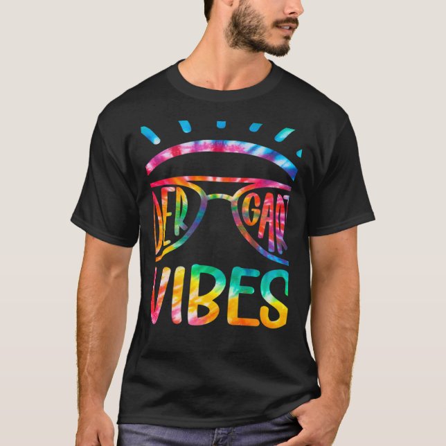 Tie Dye Kindergarten Vibes Student Teacher Back to T-Shirt (Vorderseite)