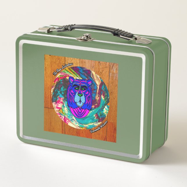 Tie Dye Lullabies Stash Box Metall Brotdose (Vorderseite)