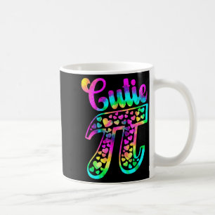 Tie Dye Lustiger Cutie Pie 3,14 Pi Zahlensymbol Ma Kaffeetasse