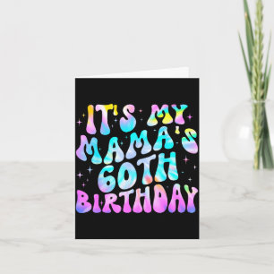 Tie-Dye Mama 60. Geburtstag Glücklicher 60. Geburt Karte
