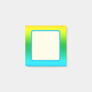 Tie Dye Mid Spectrum Rainbow Colors Post-it Klebezettel