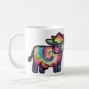 Tie Dye Milchkuh Kaffeetasse