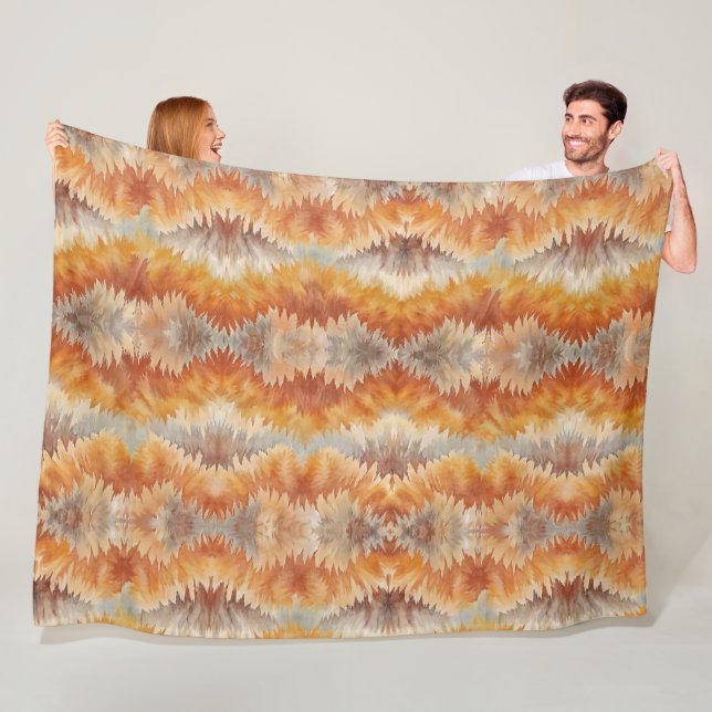 Tie Dye Organic Art Fleecedecke (Beispiel)