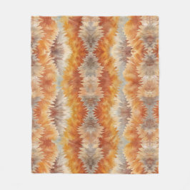 Tie Dye Organic Art Fleecedecke