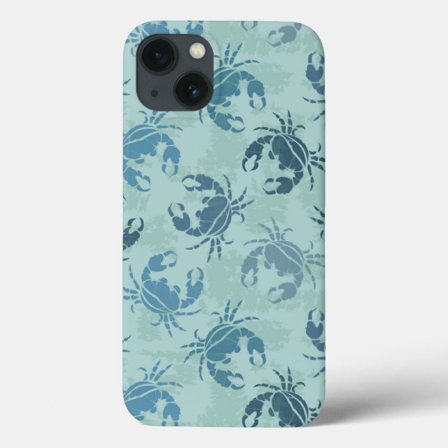 Tie Dye Pattern Of Crabs Case-Mate iPhone Hülle (Rückseite)