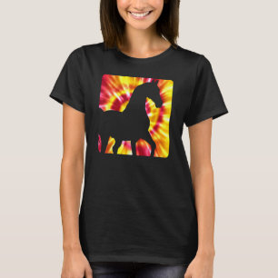 Tie Dye Pferd für Pferdeliebhaber T-Shirt