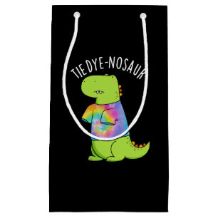 Tie-Dye-Saurier Lustiger Dinosaurier-Wortwitz Dunk Kleine Geschenktüte
