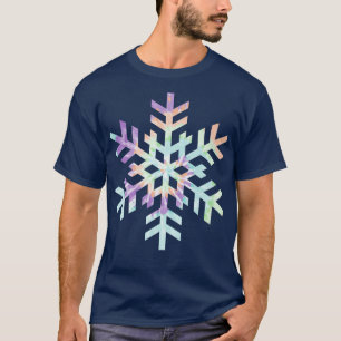 Tie Dye Schneeflocken Winter Weihnachten T-Shirt