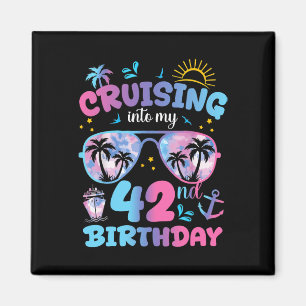 Tie Dye Segeltour zu meinem 42. Geburtstag Sungles Magnet