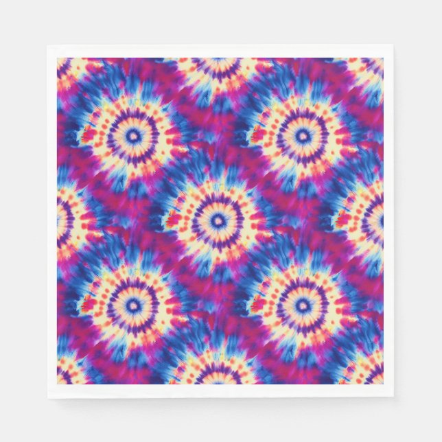 Tie-Dye-Servietten Serviette (Vorderseite)
