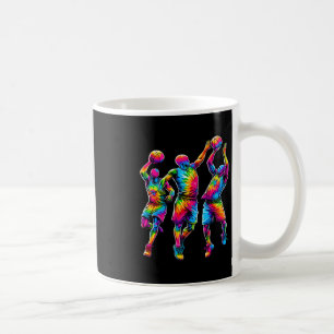 Tie Dye Sketll Spieler Farbige  Kaffeetasse