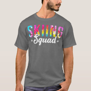 Tie Dye Skifahrer Squad Männer Frauen Skifahrer S T-Shirt