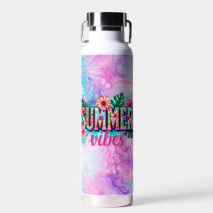 Tie-Dye-Sommer-Vibes Trinkflasche