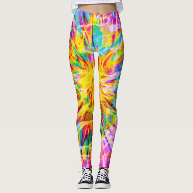 TIE DYE SPLASH  LEGGINGS (Vorderseite)